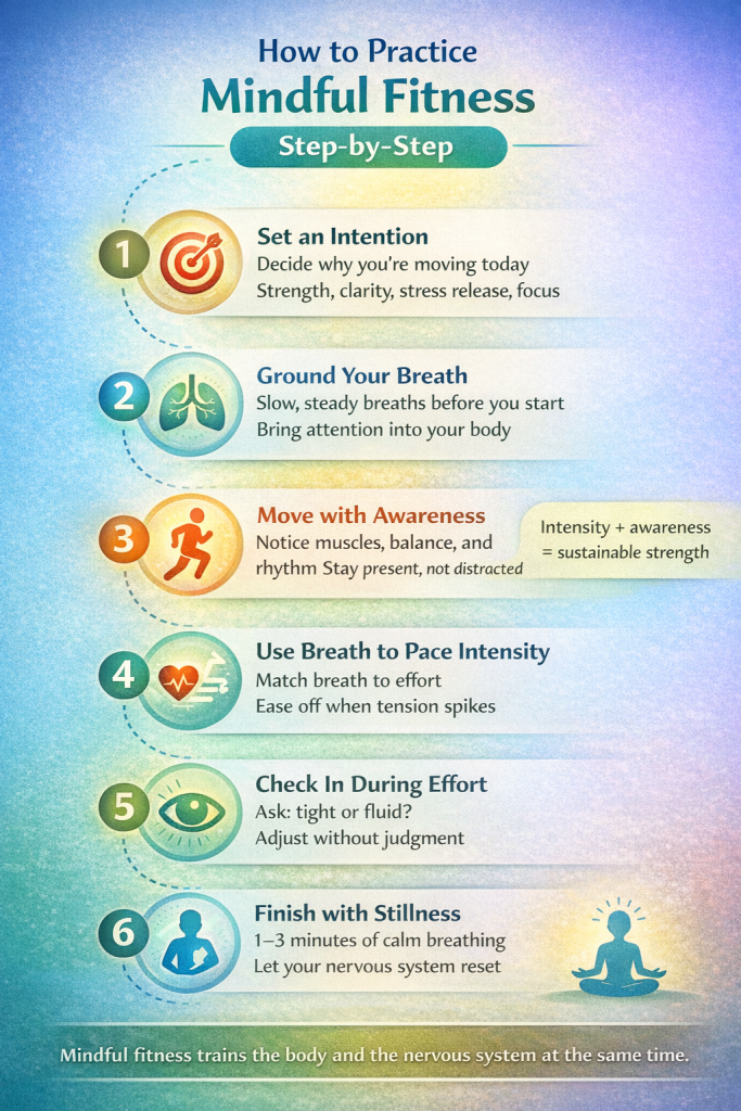 How to Practice Mindful Fitness